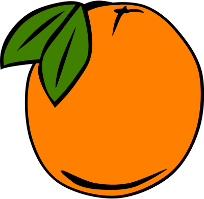 an orange