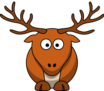 a reindeer in the cold